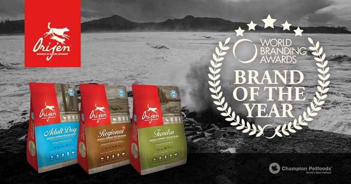 ORIJEN Freeze-Dried Food named Brand of the Year 2017