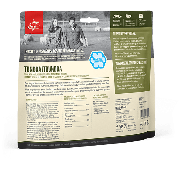 orijen tundra treats
